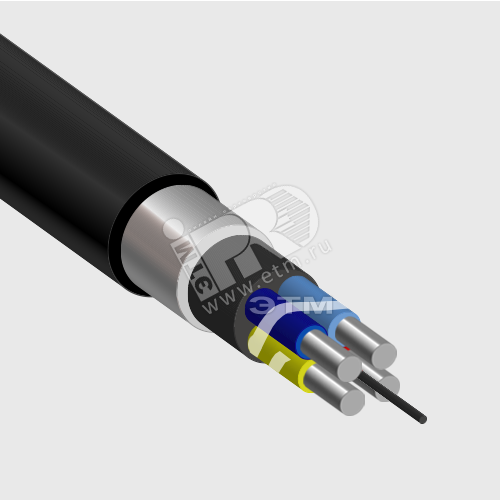Фото №2 Кабель силовой АПВБШВ 4х95мс(N)-1 ТРТС            многопроволочный