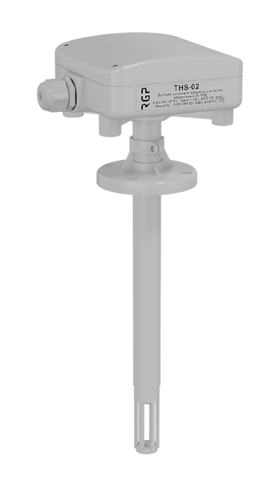 Фото №2 Датчик влажности 0-100%, 0-10В, и температуры от 0 до +50 C, 0-10В, канальный, 240 мм. (THS-02)