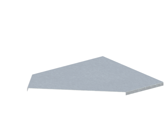 Фото №2 Крышка лотка углового горизонтального ЛМсК-135Г 600-1,0ц УТ2,5