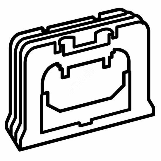 Фото №2 Рамка для вертикального соединения нескольких накладных коробок (776135)