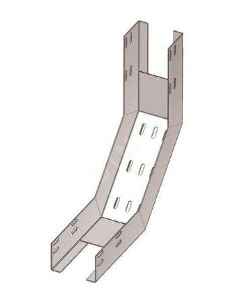 Фото №2 Лоток перфорированный КП 200х65-90 УХЛ1 для поворота трассы вверх на 90 покрытие 10-18 мкм S1 оцинкованный (0819)
