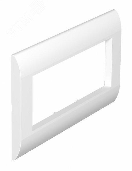 Фото №2 Декоративная рамка S990 для боксов Telitank тройная (белый) (S990-AF3 RW)
