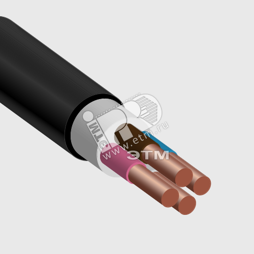 Фото №2 Кабель силовой ВВГнг(А)-LSLTx 4х1.5ок(N)-0.660    ТРТС