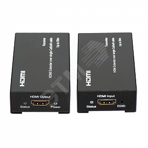 Фото №2 Комплект для передачи HDMI по одному кабелю витой пары CAT5e/6 до 50м. Разрешение до 1080p/36бит(Deep Color) (TA-Hi/1+RA-Hi/1)
