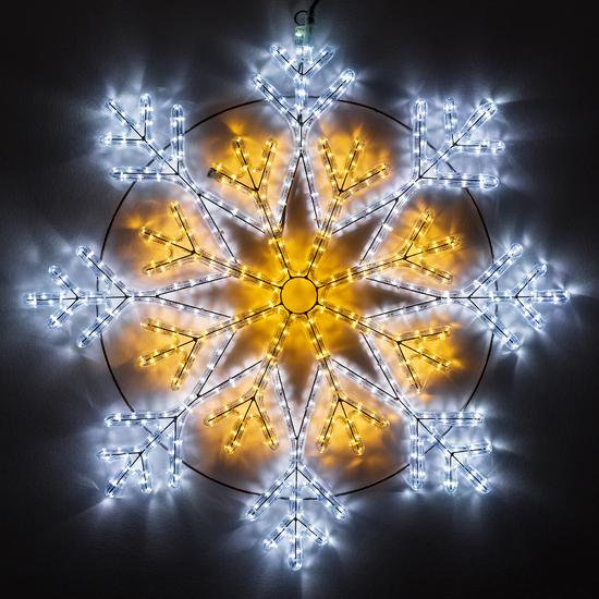 Фото №2 Фигура ARD-SNOWFLAKE-M12-900x900-720LED White/Warm (230V, 43W) (Ardecoled, IP65) (034262)