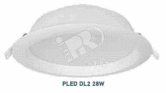 Фото №2 Светильник светодиодный PLED DL2  28W  Fr/Wh 6500K/2360Lm 230V/50Hz Jazzway (1026941)