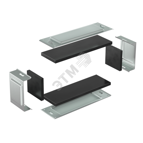 Фото №2 Комплект для обеспечения степени защиты IP44 в местах соединения секций лотков 500х80, цинк-ламель (SIP00850HDZL)