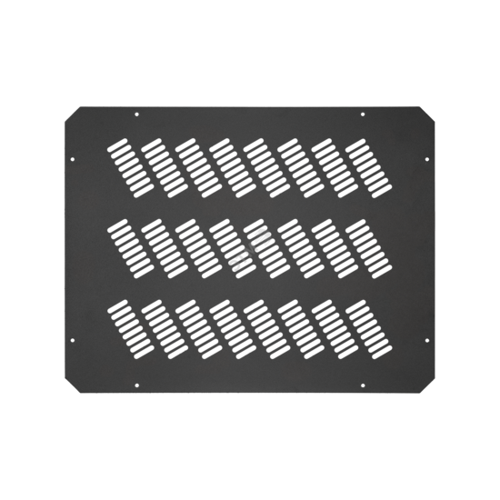 Фото №2 Заглушка проема вентиляторного блока TLK перфорированная 490х 380х1мм черная (TLK-BLNK-FAN-P-BK)