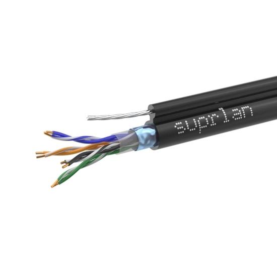 Фото №2 Витая пара Standard FTP 5e 4x2xAWG24 Cu PE Out. T-FG8 (трос) 305м SUPRLAN (01-1026-1)