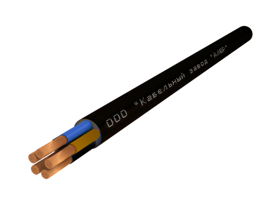 Фото №2 Провод ПВС 5х1.0-380/660 (Ч. бар)