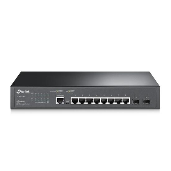 Фото №2 Коммутатор управляемый JetStream L2+ 8 портов 10/100/1000 Мб/с RJ-45, 2хSFP (TL-SG3210)