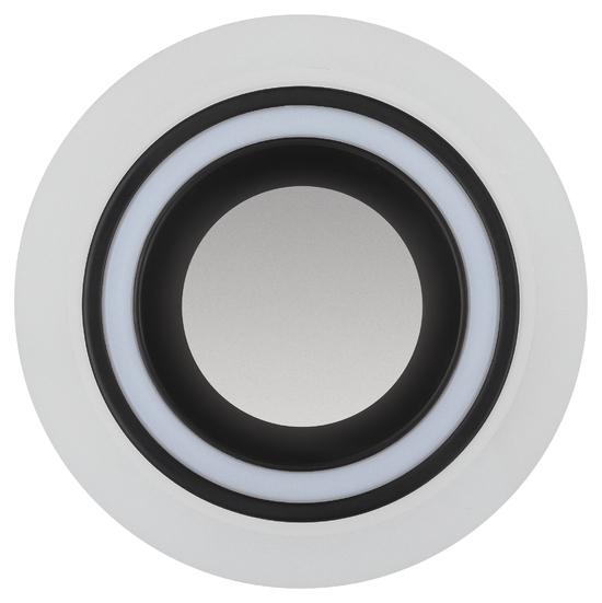Фото №5 Встраиваемый светильник декоративный DK90 WH/BK MR16/GU5.3 белый/черный ЭРА (Б0054359)