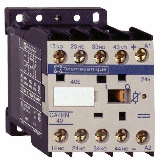 Фото №4 Реле промежуточное 4НО 110В DC С понижающий трансформатор (CA4KN40FW3)