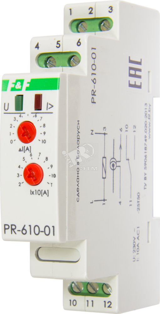 Фото №2 Реле тока PR-610-01 (EA03.004.001)
