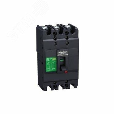 Фото №6 Выключатель автоматический трехполюсный EZC100 7.5 KA/400 В 3T 60 A (EZC100B3060)