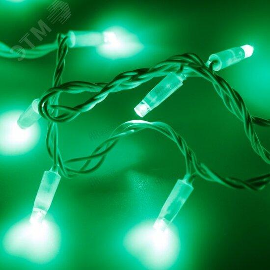 Фото №2 Гирлянда светодиодная декоративная ARD-STRING-CLASSIC-10000-WHITE-100LED-STD GREEN (230V, 7W) (ARDCL, IP65) (025815)