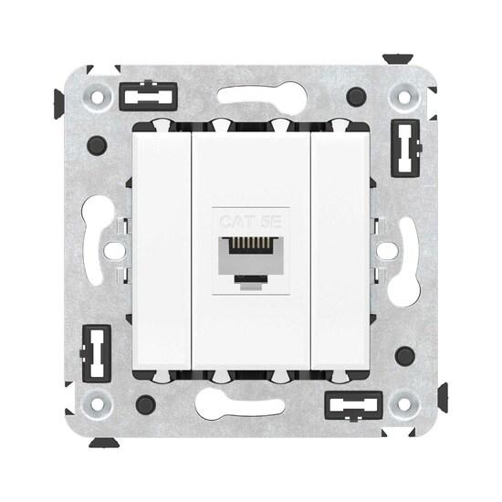 Фото №2 Avanti Компьютерная розетка RJ-45 без шторки в    стену, кат.5е одинарная,Белое облако (4400663)