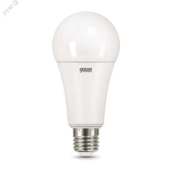 Фото №2 Лампа светодиодная LED 25 Вт 2000 Лм 3000К теплая E27 А67 Elementary Gauss (73215)