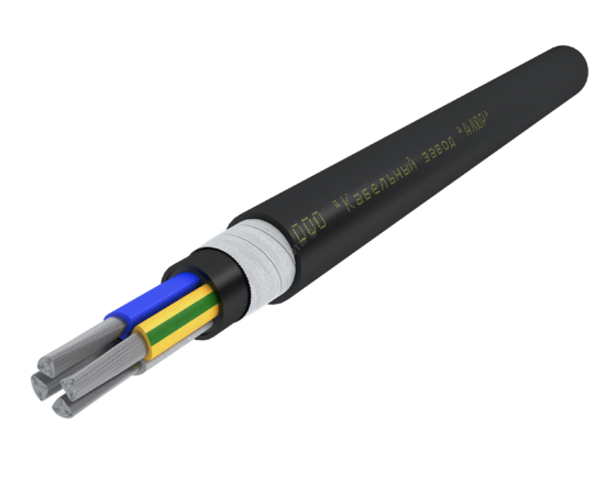 Фото №2 Кабель силовой АВБШвнг(А)-LS 4х185.0 мс(N)-1 Ч. бар (ВНИИКП)