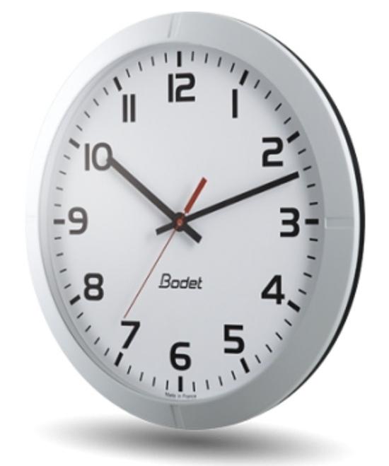 Фото №2 Часы аналоговые вторичные внутренние Profil 930 (часы/минуты/секунды), высота 30 cм, белый корпус, арабские цифры, NTP/WiFi (6-24B DC) (982Y11)