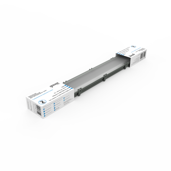 Фото №4 Светильник влагозащитный ДСП для светодиодных ламп СПП Т8 G13 2х600 мм 665х85х55 мм IP65 LITE Gauss (909437260)