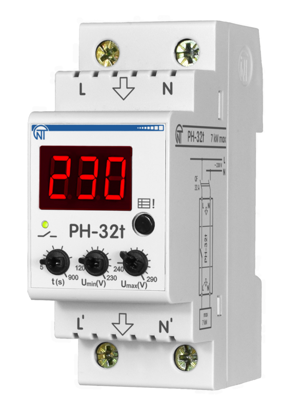 Фото №2 Реле напряжения РН-32t (3425600035т)