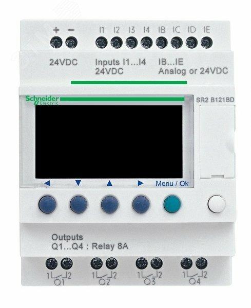 Фото №5 Zelio интеллект.реле 12 I/O 24VDC (SR2B121BD)