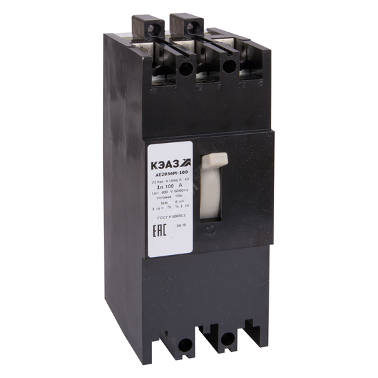 Фото №2 Выключатель автоматический АЕ2056М-320-80А-10Iн-400AC-НР220AC/DC-У3 (104500)