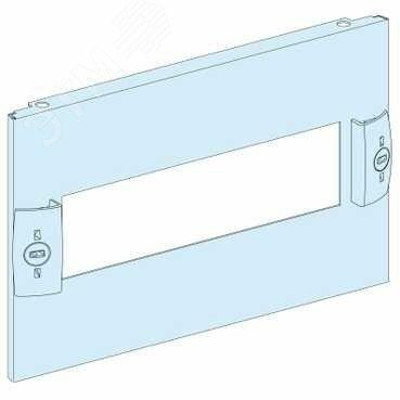 Фото №4 Панель передняя с вырезом 4 модуля 250мм (03214)