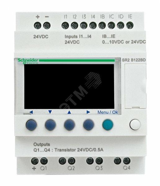 Фото №2 Zelio интеллект.реле 12 I/O TR 24VDC (SR2B122BD)