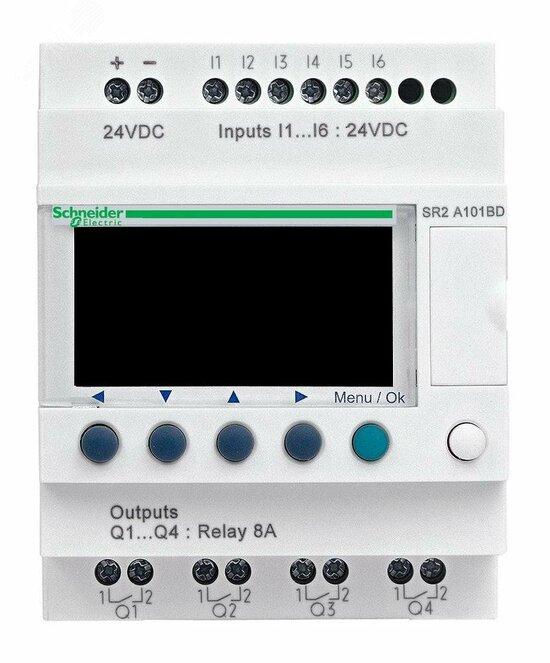 Фото №5 Zelio Logic  ИНТЕЛЛЕКТУАЛЬНОЕ РЕЛЕ 10 I/O 240VAC (SR2A101FU)