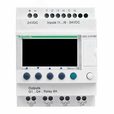 Фото №6 Zelio Logic  ИНТЕЛЛЕКТУАЛЬНОЕ РЕЛЕ 10 I/O 240VAC (SR2A101FU)