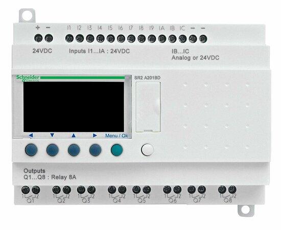 Фото №2 ZelioРеле интеллектуальное 20 I/O 240VAC (SR2A201FU)