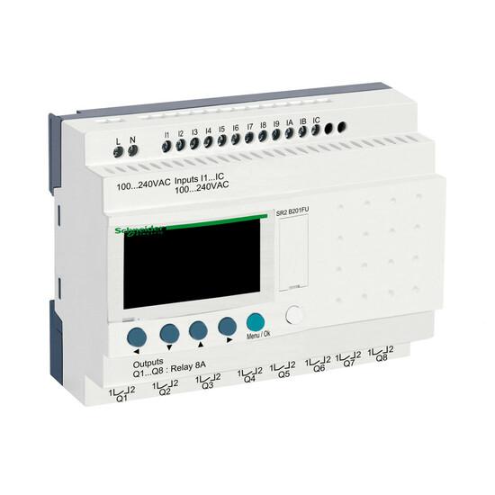 Фото №4 Zelio Реле интеллектуальное 20 I/O 240VAC (SR2B201FU)