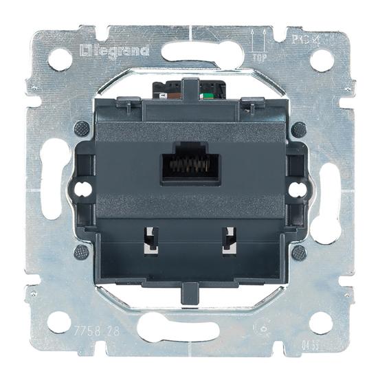 Фото №2 Galea Life Розетка компьютерная RJ45 категория 5е UTP винтовые клеммы 1 выход (775761)