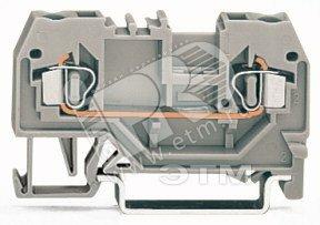 Фото №2 Клемма двухпроводная проходная серая (280-901)