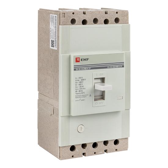 Фото №2 Выключатель автоматический трехполюсный ВА-99/400 400А 3ф 35кА РЭ4000А (mccb99-400-400)