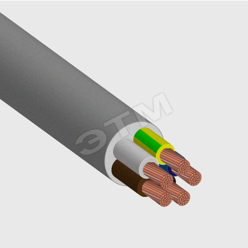 Фото №2 Провод ПВСн 4х0.75+1х0.75