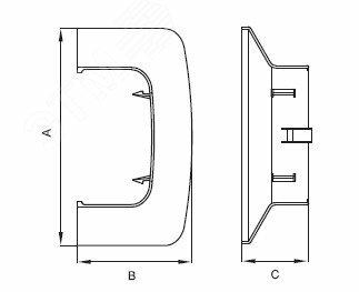 Фото №3 Ввод в стену 110х50 IN-Liner Front (01007)