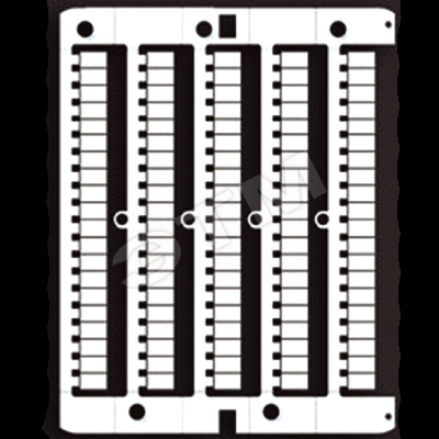 Фото №2 Табличка маркировочная отпечатанная CNU/8/901 2 серии от 901 до 950 (100шт) (ZN8901)