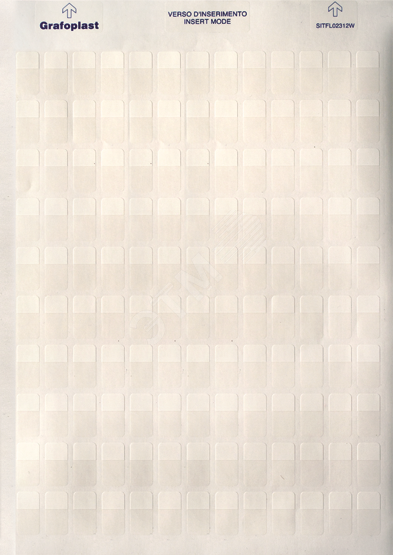 Фото №2 Табличка самоламинирующаяся полиэстер 104х25мм белая (SITFL10425W)
