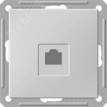 Фото №3 W59 Розетка информационная без рамки скрытая категория 5е черный бархат (RSI-152K5E-6-86)
