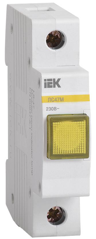 Фото №2 Лампа сигнальная DIN 1P желтая матрица ЛС-47М (MLS20-230-K05)