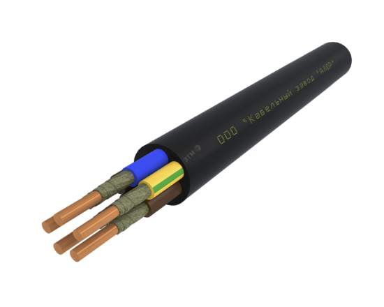 Фото №2 Кабель силовой ВВГнг(А)-FRLS 5х6 (N.PE)-0.66 однопроволочный барабан ТУ завода