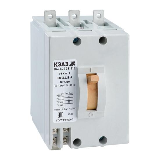 Фото №2 Выключатель автоматический ВА21-29В-321810-2.5А-12Iн-660AC-НР380AC/DC-У3 (100909)