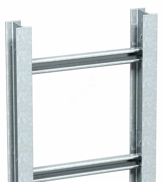 Фото №2 Вертикальный кабельный лоток лестничного типа 600x3000мм горячий цинк (SLS80C40F 60 FT)