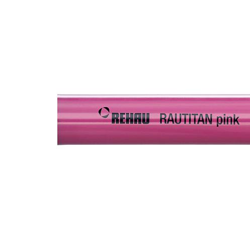 Фото №2 Труба сшитый полиэтилен RAUTITAN pink 16х2,2 мм PE-Xa,  прямые отрезки 6 м