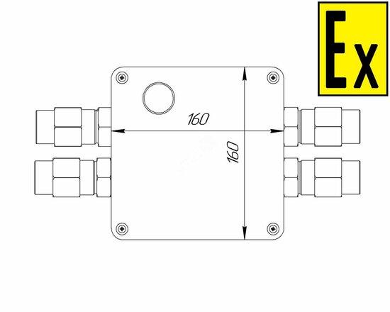 Фото №2 Коробка коммутационная взрывозащищенная для греющего кабеля КВМК ГК 204 (СМД0000001003)