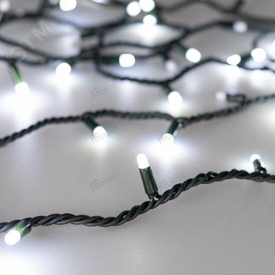 Фото №2 Гирлянда светодиодная декоративная ARD-STRING-PRO-1000-GREEN-100LED-MILK-PULSE White (230V, 7W) (ARDCL, IP65) (031664)