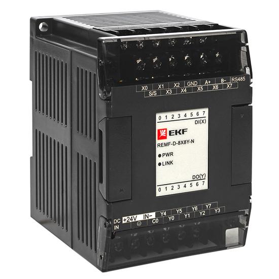 Фото №2 Модуль дискретного в/в REMF 8/8 N PRO-Logic EKF (REMF-D-8X8Y-N)